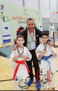 النادي المصري بالعين يحصد الميدالية البرونزية والفضية في بطولة كأس الإمارات للكاراتيه . 