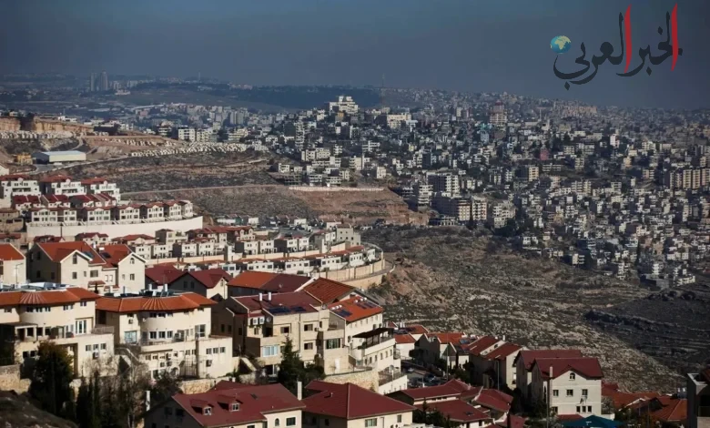 مستوطنة إسرائيلية بالضفة الغربية 